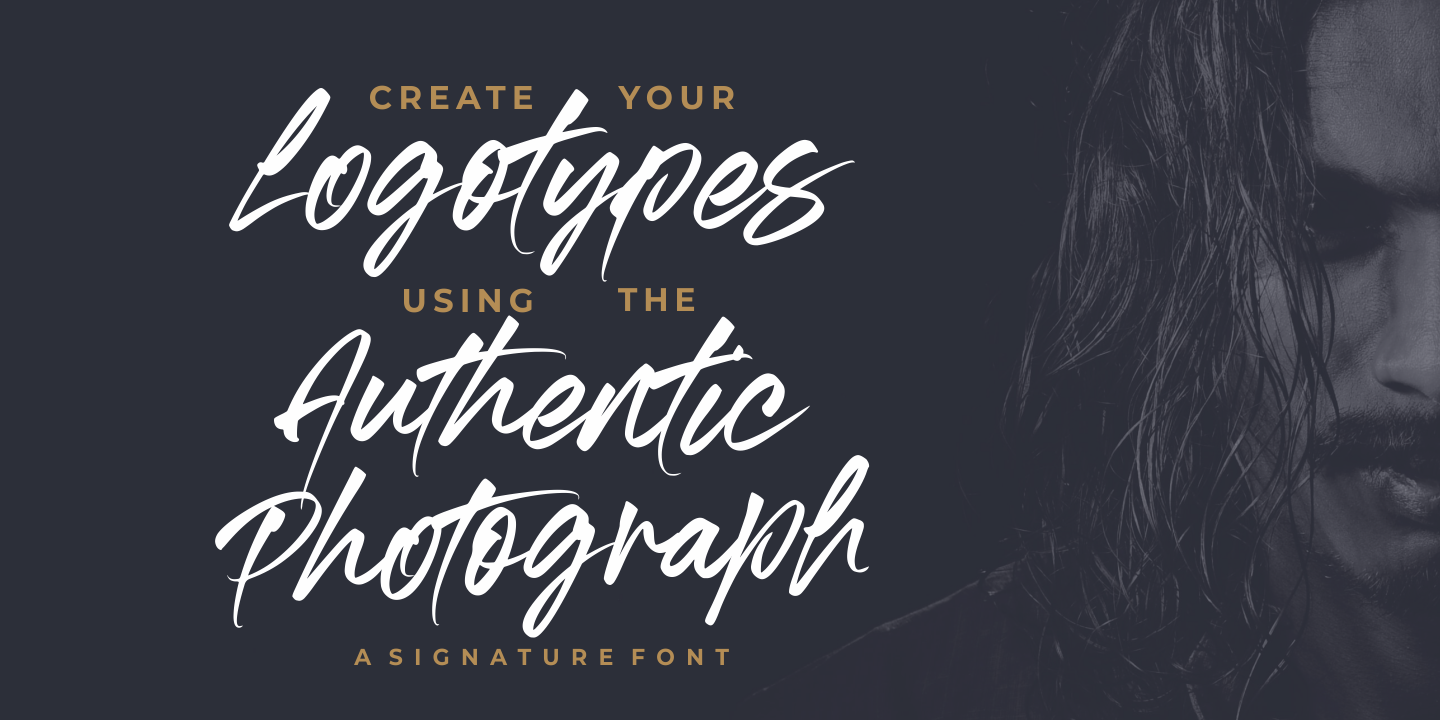 Example font Authentic Photograph #2